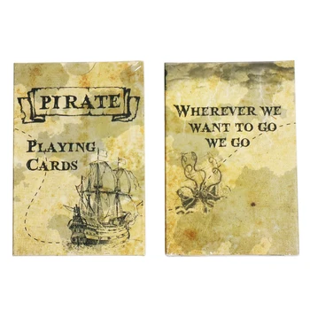 Pirate King карти за игра ретро реколта тип мост карти палубата 60x90mm покер борда игра карти