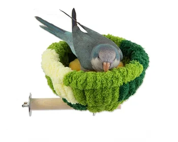Pet Bird Parrot Cages Warm Hut Tent Bed Hanging Cave for Sleeping and Hatching for Parrot Budgie Parakeet Bird Nest Supplies