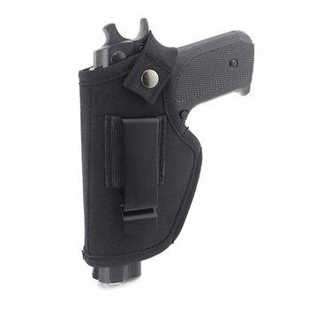 Регулируем тактически ръчен пистолет кобур Airsoft скрит носене кобури колан клип пистолет универсален пистолет кобур чанта случай