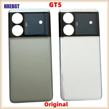 Оригинална задна задна врата за корпус на задния капак за Realme GT5 GT 5 задно стъкло капак шаси смартфон ремонт части