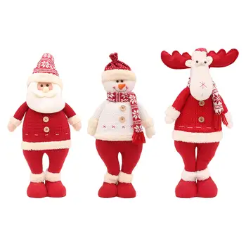 Коледна стояща фигурка Коледа миниатюрни аксесоари Коледни фигурки декорация за бюро парти Начало Вътрешен офис
