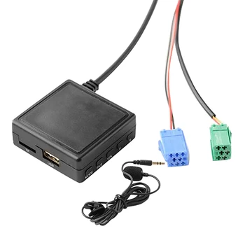 автомобилен Bluetooth модул 6 пинов AUX TF USB адаптер Безжичен радио плейър Стерео аудио модул за