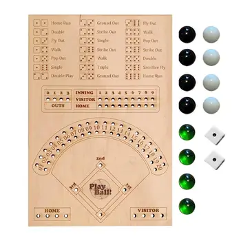 Fun Brain Puzzle Toy Entertainment Kid Board Game Natural Parent-children Interaction Baseball Dice Brain-training Toy