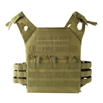 Военни фенове, оборудвани с JPC лека сигурност тактическа жилетка защитна опростена версия на открито CS игра тактическа жилетка