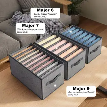 Кутия за съхранение на дънки Кутия за съхранение на дрехи Водоустойчиви дънки Кутия за съхранение на дрехи с пространствен дял за чекмедже стил