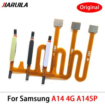 100% оригинален пръстов отпечатък Flex за Samsung A14 4G / A14 5G сензор за пръстови отпечатъци сензор за пръстови отпечатъци функция връзка кабел