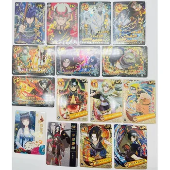 Аниме NARUTO Редки SP SSP CP UR PR флаш карти Hidan Uchiha Itachi Uchiha Shisui Играчки за момчета Колекционерски картички Подаръци за рожден ден