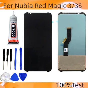 оригинал за ZTE Nubia Red Magic 3 LCD дисплей сензорен екран дигитайзер събрание за Nubia Red Magic 3S LCD NX629J_V1S дисплей