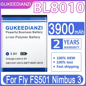 GUKEEDIANZI 3900mAh BL8010 Батерия за муха FS501 Nimbus 3 Nimbus3 BL 8010 Мобилен телефон Batteria + номер за проследяване