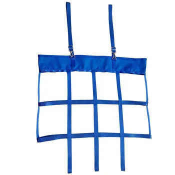 1 парче стабилни консумативи стена общежитие електрически вентилатор висяща чанта регулируема кутия фен чанта синьо