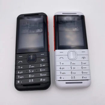 Нов пълен пълен калъф за мобилен телефон + английска клавиатура + лого за Nokia 5310 2G версия