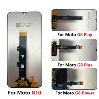 За Moto G10 G30 G100 G7 G8 Power Play G9 Plus LCD екран дисплей сензорен дигитайзер събрание LCD диаплси