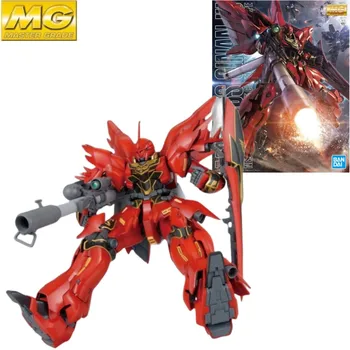 Bandai Gundam Sinanju MSN-06S MG 1/100 Аниме контраатака към модела игра събрание действие фигури оригинален комплект играчки за подарък