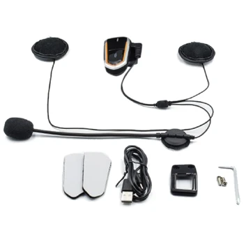 Монтирани на каска шумопотискащи водоустойчиви 5.0 Bluetooth слушалки за външен мотокрос