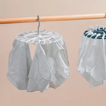 Консумативи 360-градусова ротация чорапи закачалка за съхранение многофункционален сушилник за бельо сутиени кърпи организира баня
