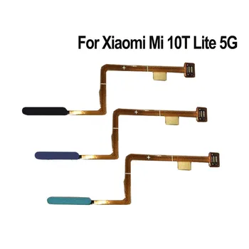 За Xiaomi Mi 10T Lite 5G Home бутон пръстов отпечатък лента идентификация сензор Flex кабел Mi 10T Lite Home бутон замяна