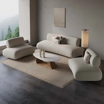 Мързелив луксозен хол диван рецепция шезлонг релакс минималистичен хол диван класически етаж Divani мебели модерни