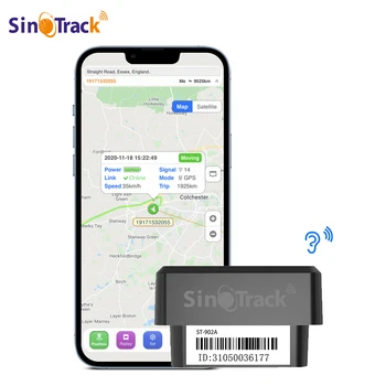 Нов мини OBD GPS гласов монитор Tracker 16PIN OBD II Plug Play Car GSM OBD2 проследяващо устройство GPS локатор с онлайн софтуер APP