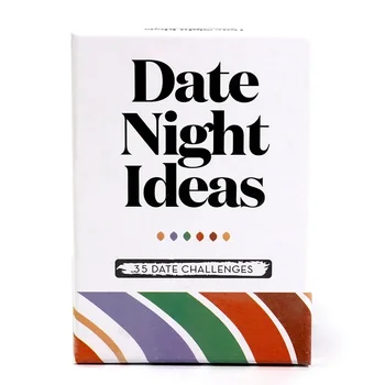 Дата нощ идеи за двойка романтичен подарък забавно приключенски игра на карти с вълнуваща дата изтрийте картата настолни игри