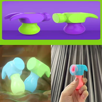3D гравитация светещ нож за репички репички чук смешно масаж стик декомпресия играчка студент награда детска когнитивна играчка