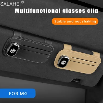 Кожен автомобилен сенник за съхранение на джобни очила Организатор за MG MG3 MG5 MG6 ZS HS GS Gundam 350 части TF GT RX5 EZS Hector