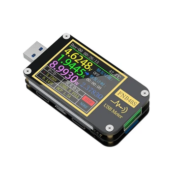 FNB48S USB капацитет напрежение тестер ток метър монитор мощност откриване анализатор инструменти за тестване без Bluetooth
