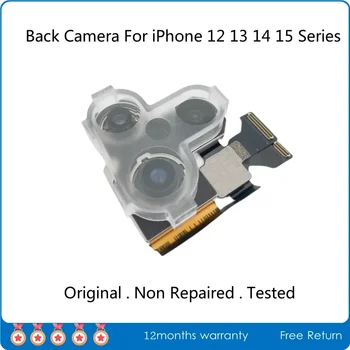 Тествана разглобена задна камера за iPhone 12 13 14 Pro Max Замяна Не е ремонтирана