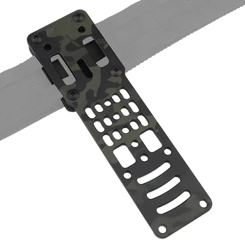 Метален модулен адаптер за пистолет, съвместим с QLS платформа пушки Airsoft бързо изтегляне кобур крак ремъци Бързо вмъкване