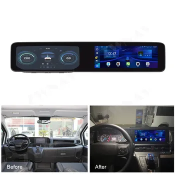 Android 12.0 256GB За Ford Transit 2023 GPS навигация Автоматично стерео мултимедиен екран DVD плейър Carplay Head Unit Car Radio