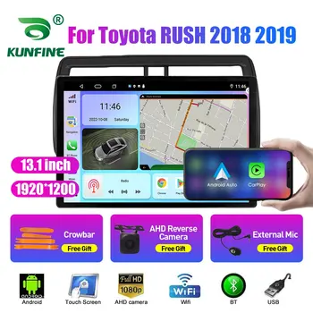 13.1 инчов автомобил радио за Toyota RUSH 2018 2019 кола DVD GPS навигация стерео Carplay 2 Din централна мултимедия Android Auto