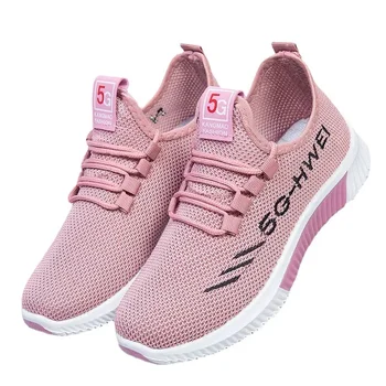 YeddaMavis 2024 Лято Нови черни розови ежедневни маратонки Дамски обувки Корейски стил Дамски обувки Модерни дишащи дамски обувки за бягане