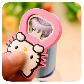 Sanrio Hello Kitty Kawaii Сладък карикатура бутилка отварачка високо търси сода бира отварачка творчески магнитни преносим безплатна доставка