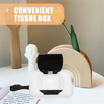 Wipe Box Wipes Диспенсер за тъкани Бебешки контейнер за пътуване Преносим мокър държач за съхранение на калъфи Външен бебешки родител Удобен