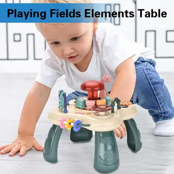 Игрална маса Широко приложение Таблица за активност на бебето Богата геймплей Игрални полета Елементи Таблица Детска играчка