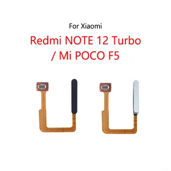 Home Бутон Скенер за пръстови отпечатъци Touch ID Меню Сензор за връщане Flex кабел за Xiaomi Redmi NOTE 12 Turbo / Mi POCO F5 Pocophone