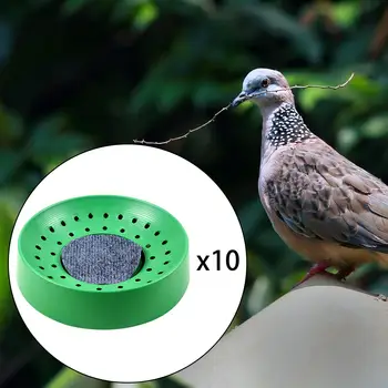 10x Гълъбово гнездо за многократна употреба Консумативи за гълъби Птиче яйце гнездо Развъждане Гнездо за люпене