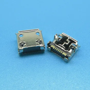 5pcs мини микро USB порт за зареждане Power Jack за Samsung C3322 USB конектор Micro USB гнездо DIP4 подмяна ремонт