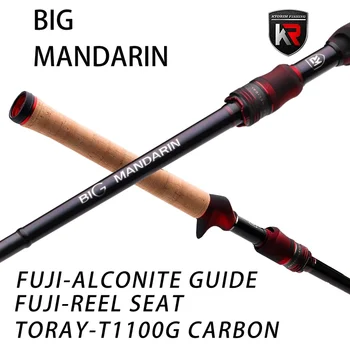 Kyorim-Ultralight Carbon Casting Fishing Rod, Guide Ring Spinning Rod, XF Fast Action, Long Throw Rod, China, 1.98m, 2.03m