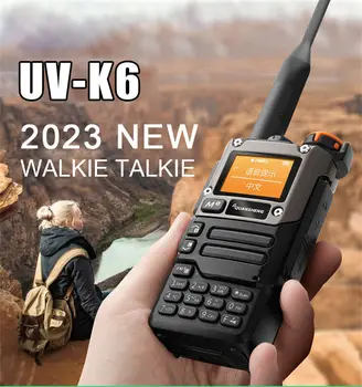 5W Портативно двупосочно радио уоки токи UV-K5(8) VHF UHF двулентово шунка Handheld радио
