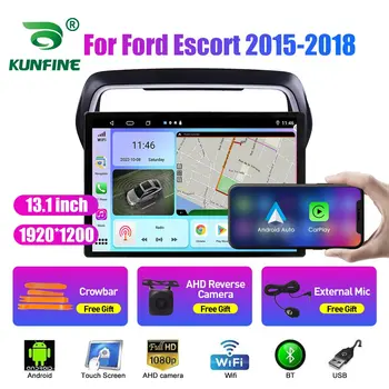 13.1 инчов автомобил радио за Ford Escort 2015 2016-2018 кола DVD GPS навигация стерео Carplay 2 Din централна мултимедия Android Auto