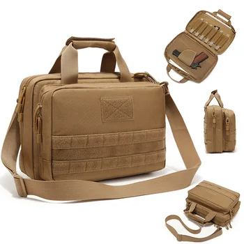 Военна тактическа чанта за пистолет Водоустойчива чанта за рамо Тактически аксесоари за обучение Стрелба на стрелбище Консумативи за стрелба