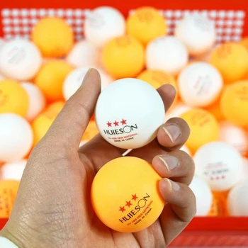 10 бр. Huieson Нови ABS пластмасови топки за тенис на маса 3 звезди 2.8g 40 + mm топки за пинг-понг за топки за обучение на мач