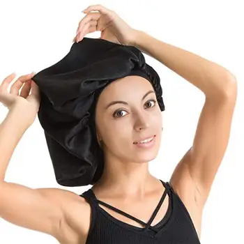 Водоустойчива шапка за душ еластична лента душ коса покритие Дамски консумативи за кухненски шампоан